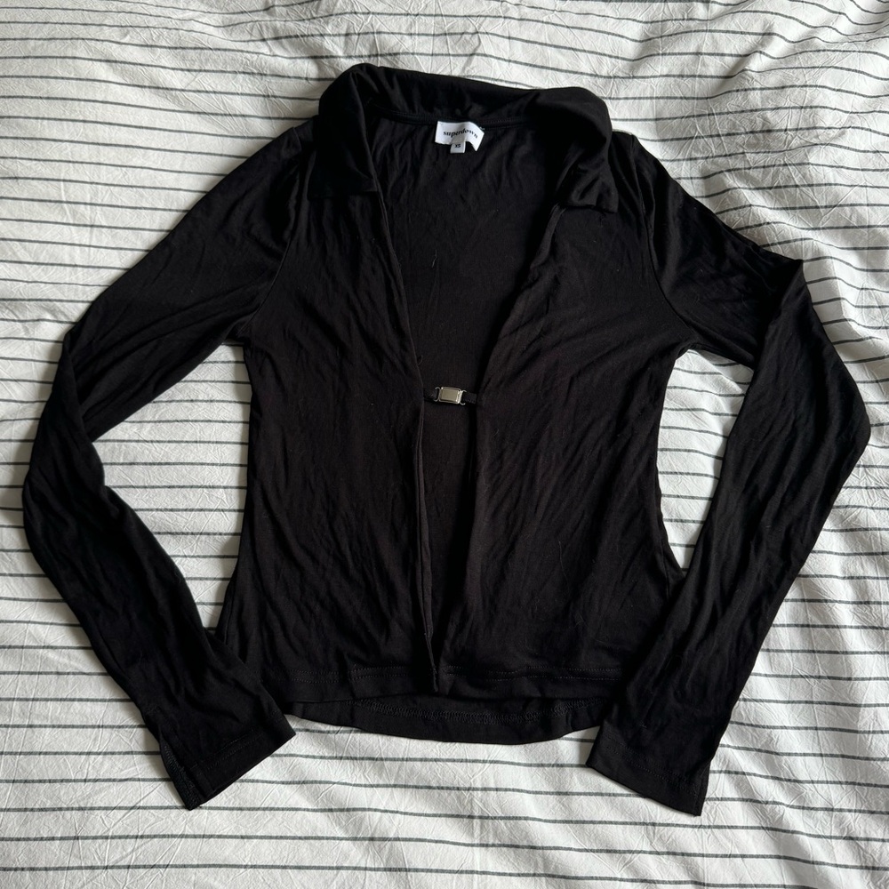 Super down black long sleeve